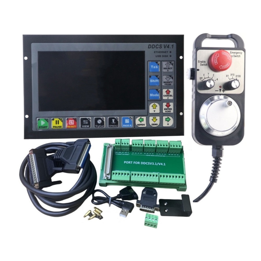 Ddcs V4.1 4 Axis Cnc Offline Controller - DDCSV4.1 CNC Motion Controller Kit 3/4