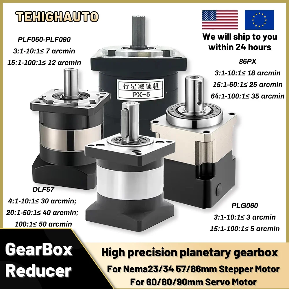 6.35/8/11/14Mm Input Planetary - Planetary Gearbox Reducer Nema 23 34 ulasan dan harga