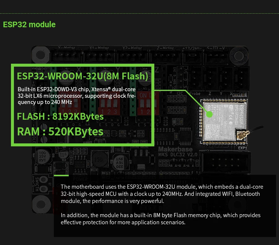Makerbase MKS DLC32 V2.1 32Bit - Grbl 32 Bit Control Board Offline Display ulasan dan harga