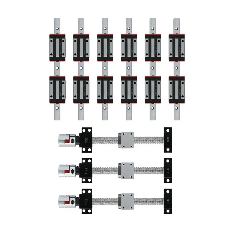 linear rails linear guides 2pc - Hgr20 Linear Guide Rail Ballscrew Set ulasan dan harga