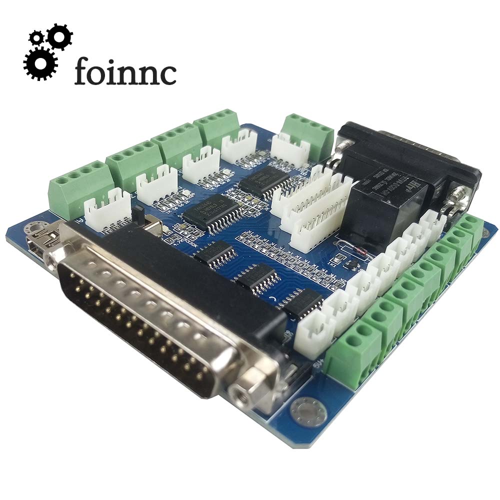Mach3 5 Axis CNC Breakout Cont - 5 Axis Cnc Breakout Board Interface Mach3 ulasan dan harga
