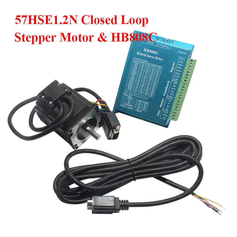 1.2N.m Nema23 Closed Loop Step - Nema 23 Closed Loop Stepper Motor Driver Kit ulasan dan harga