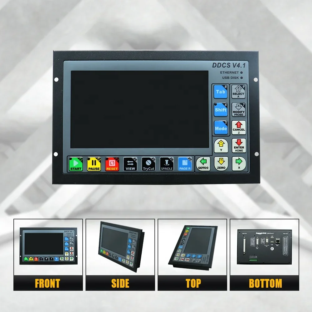 2026 HLTNC Newest DDCS V4.1 CN - Ddcs V4.1 4 Axis Cnc Offline Controller ulasan dan harga