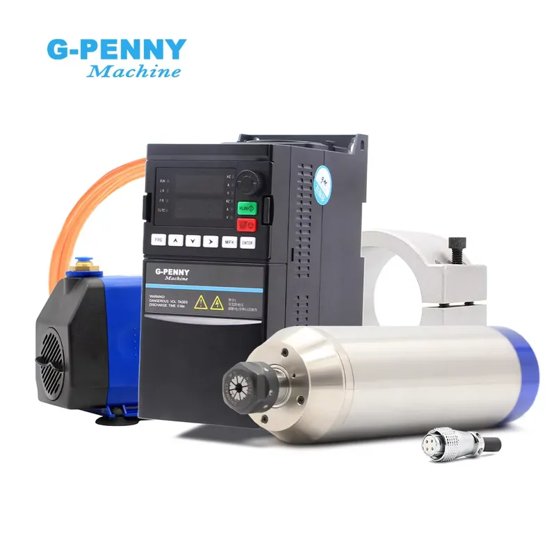 G-Penny 2.2kw ER20 D80 12000rp - 2.2Kw Water Cooled Spindle Kit Vfd ulasan dan harga
