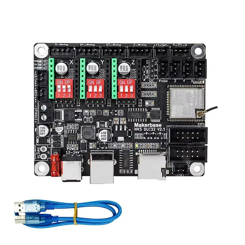 MKS DLC32 V2 GRBL Offline Wifi - Grbl 32 Bit Control Board Offline Display ulasan dan harga