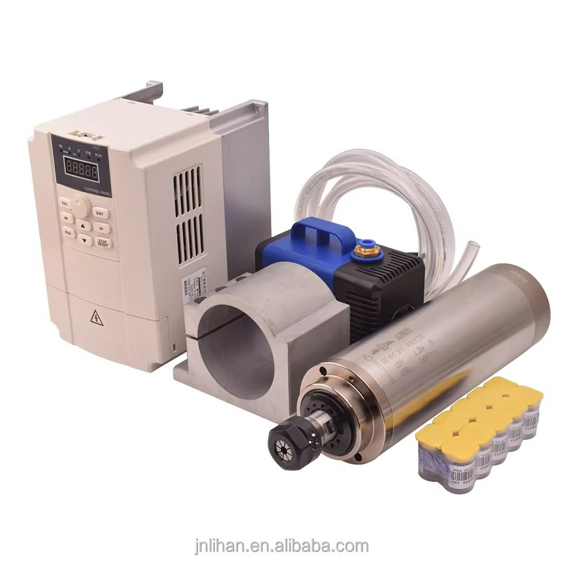 2.2KW 220V Water Cooled Machin - 2.2Kw Water Cooled Spindle Kit Vfd ulasan dan harga