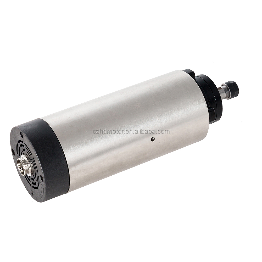 CNC Spindle Motor Kit 80MM 1.5 - Air Cooled 1.5Kw Spindle Motor Inverter 110V ulasan dan harga